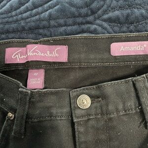 Gloria Vanderbilt4P  Women's Black Jeans